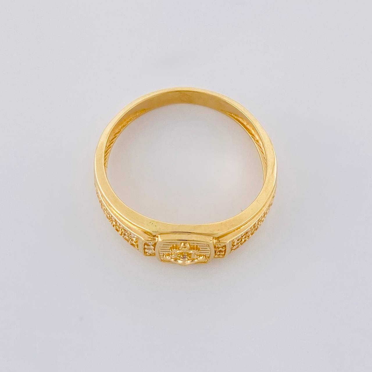 Anillo Ancla 4.15g / T9 1/4 Oro Amarillo 18K