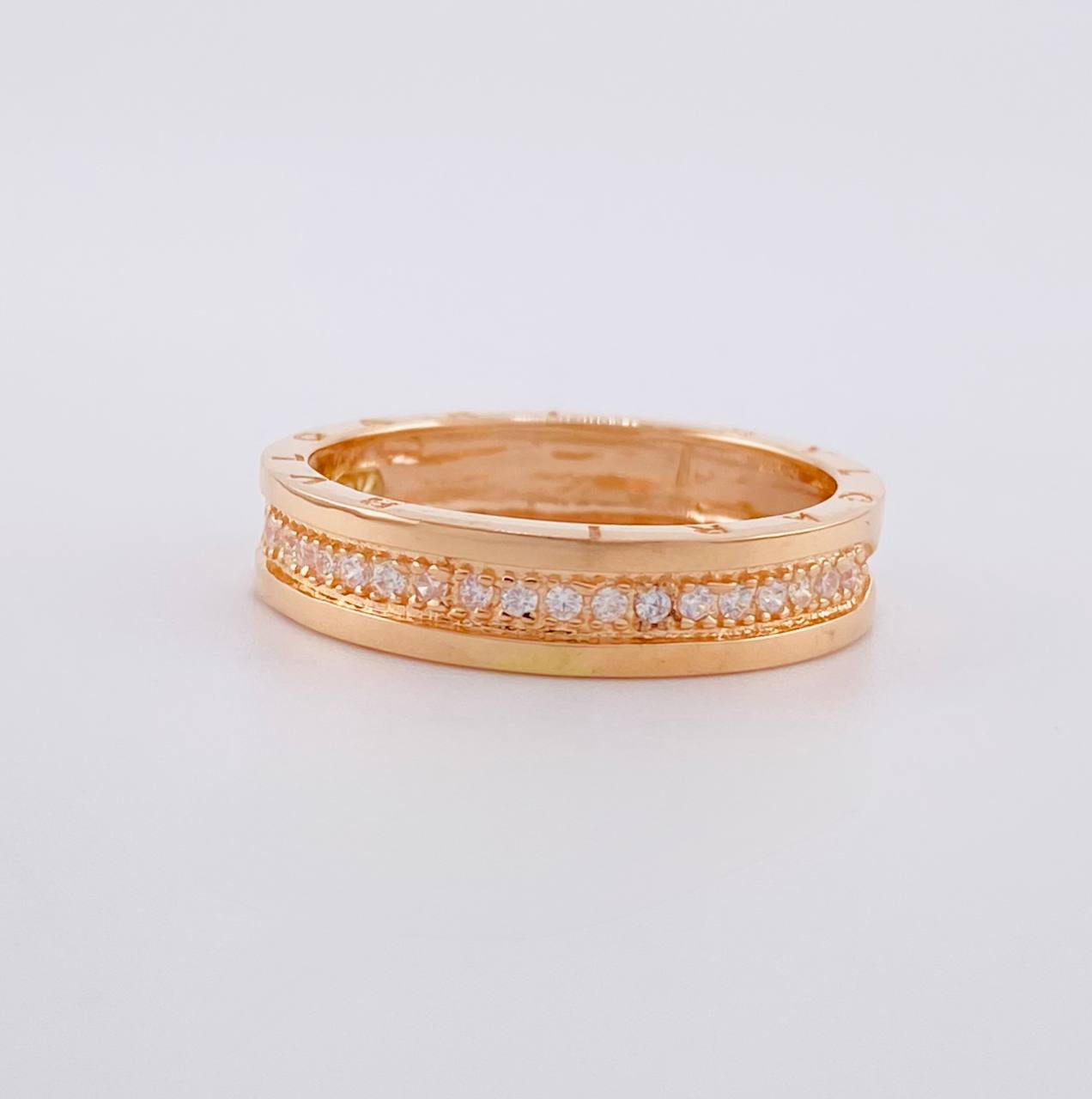 Anillo Bv 4.55g / T9 3/4 Oro Rosa 18K