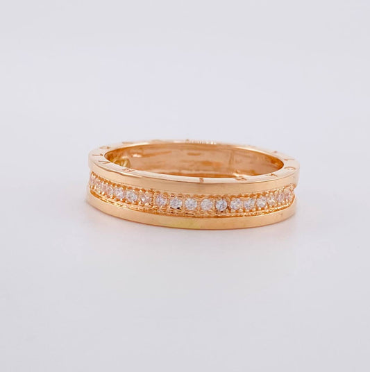 Anillo Bv 4.55g / T9 3/4 Oro Rosa 18K