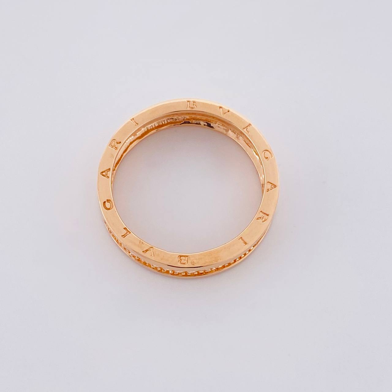 Anillo Bv 4.55g / T9 3/4 Oro Rosa 18K