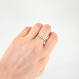 Anillo Bv 4.6g / T10 1/2 Oro Amarillo 18K