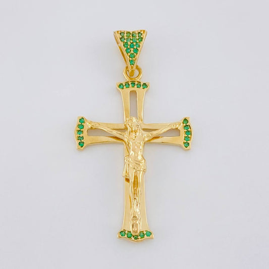 Dije Cruz Cristo 3.9g / 4.3cm Oro Amarillo 18K
