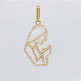 Dije Virgen Maria 6.75g / 5.5cm Oro Amarillo 18K