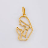Dije Virgen Maria 6.75g / 5.5cm Oro Amarillo 18K