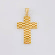 Dije Cruz Rayada 4.05g / 3.9cm Oro Amarillo 18K