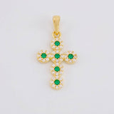 Dije Cruz Tupida 2.3g / 3cm Oro Amarillo 18K