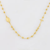 Cadena Denario Virgen Milagrosa 3.1g / 45cm / 2.6mm Oro Amarillo 18K