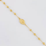Cadena Denario Virgen Milagrosa 3.1g / 45cm / 2.6mm Oro Amarillo 18K