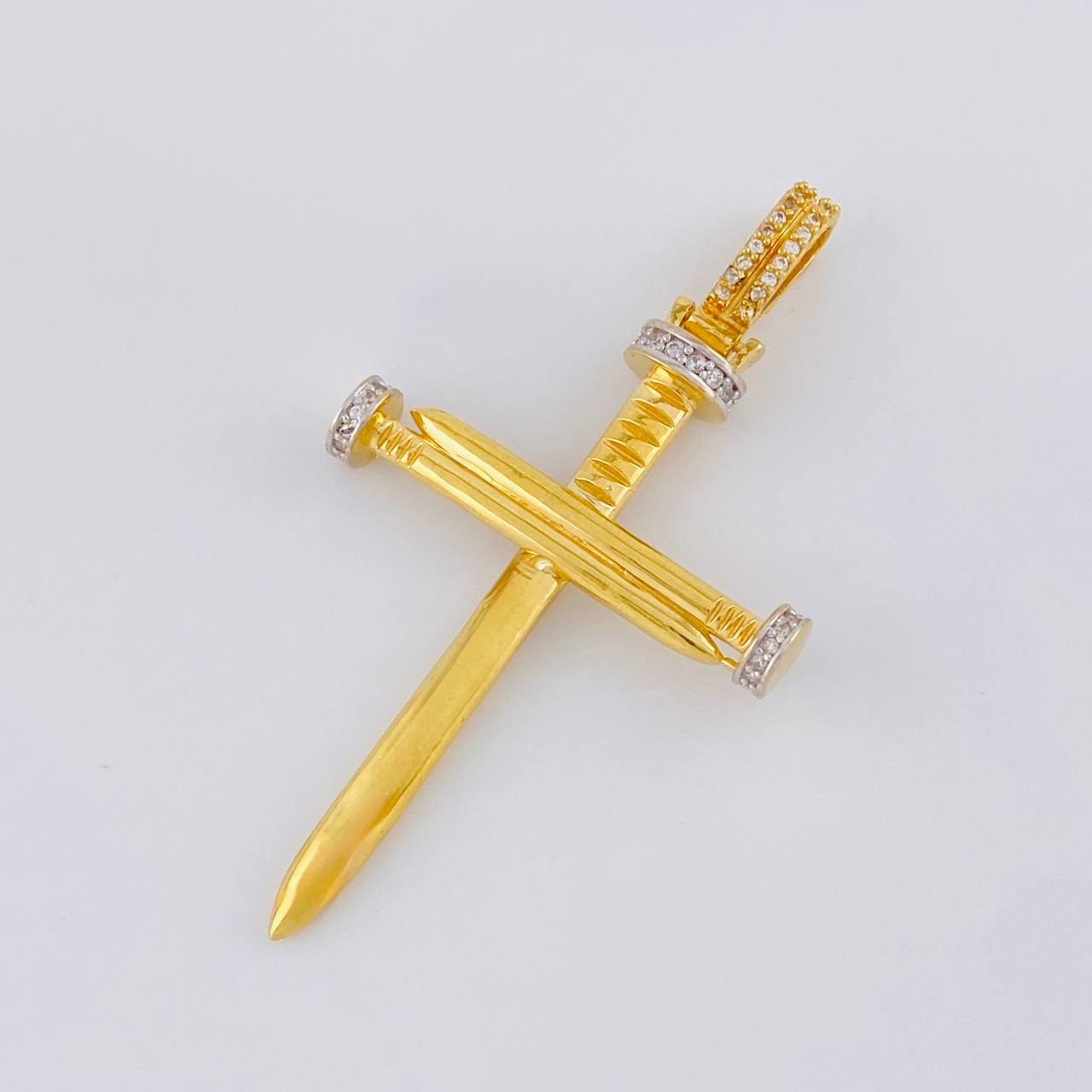 Dije Cruz Clavo 6.55g / 5.8cm Oro Amarillo 18K