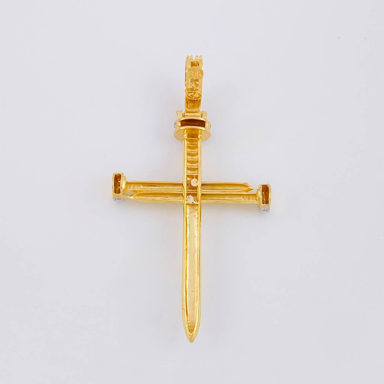 Dije Cruz Clavo 6.55g / 5.8cm Oro Amarillo 18K