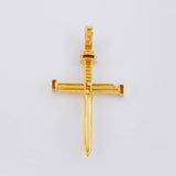Dije Cruz Clavo 6.55g / 5.8cm Oro Amarillo 18K