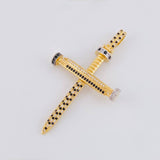 Dije Cruz Clavo 6.9g / 5.8cm Oro Amarillo 18K