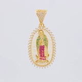Dije Virgen de Guadalupe 7.8g / 4.4cm Oro Amarillo 18K