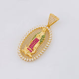 Dije Virgen de Guadalupe 7.8g / 4.4cm Oro Amarillo 18K