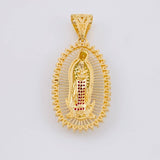 Dije Virgen de Guadalupe 7.8g / 4.4cm Oro Amarillo 18K