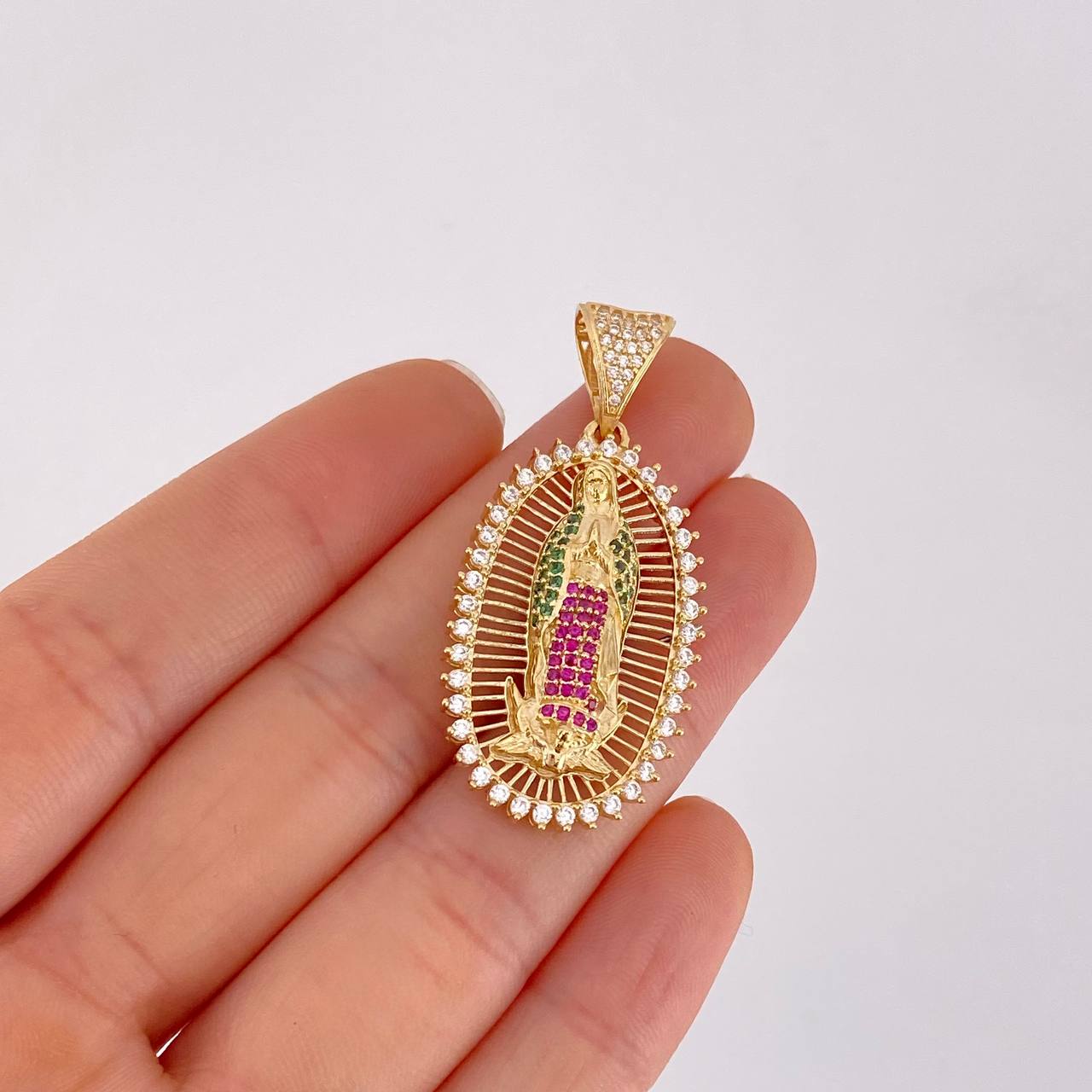 Dije Virgen de Guadalupe 7.8g / 4.4cm Oro Amarillo 18K