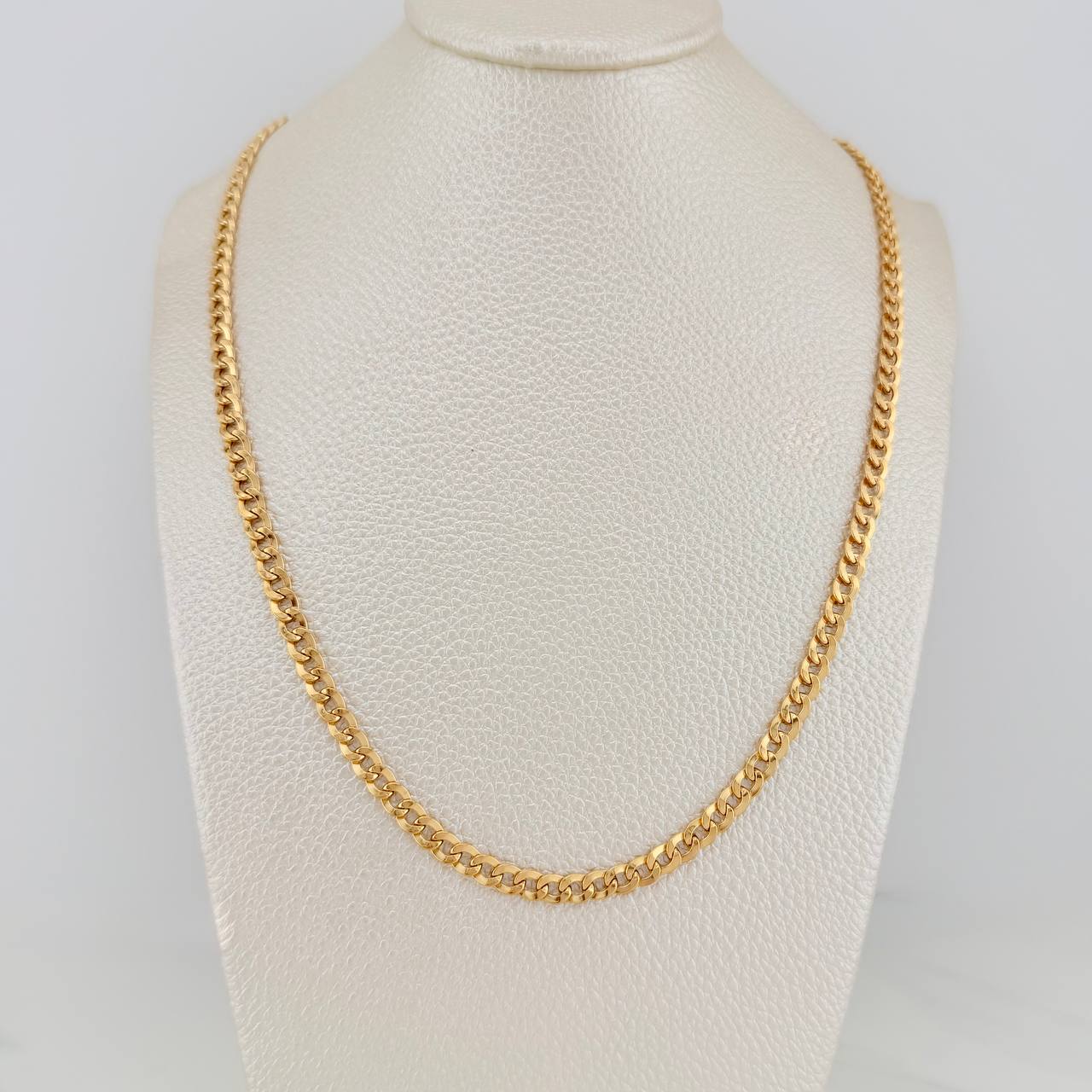 Cadena Cubana 8.8gr / 71cm / 2.05mm Oro Amarillo +1 18K &