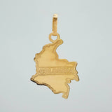 Dije Mapa Colombia 0.95gr / 3.2cm / Oro Amarillo 18K %