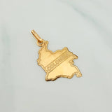 Dije Mapa Colombia 0.85gr / 3.2cm / Oro Amarillo 18K &
