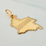 Dije Mapa Colombia 0.85gr / 3.2cm / Oro Amarillo 18K &