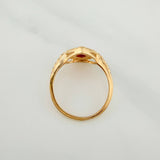 Anillo Halo Gota 2.65gr / T7 / Oro Amarillo 18K $