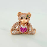 Dije Oso Articulado 8.2gr / 3cm / Oro Rosa 18K $