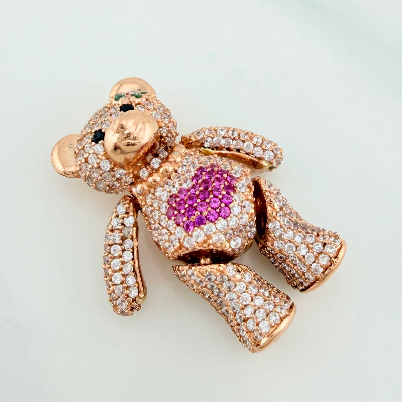 Dije Oso Articulado 8.2gr / 3cm / Oro Rosa 18K $