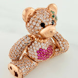 Dije Oso Articulado 8.2gr / 3cm / Oro Rosa 18K $