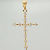 Dije Cruz  2.55gr / 4cm / Oro Amarillo 18K %
