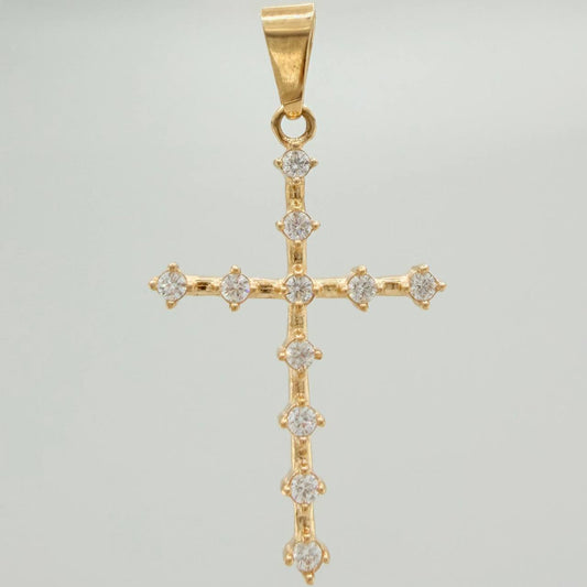 Dije Cruz 2.45gr / 4cm / Oro Amarillo 18K