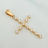 Dije Cruz  2.55gr / 4cm / Oro Amarillo 18K %