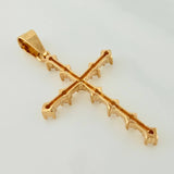 Dije Cruz  2.55gr / 4cm / Oro Amarillo 18K %
