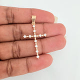 Dije Cruz  2.55gr / 4cm / Oro Amarillo 18K %
