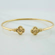Pulso Trebol 3.35gr / 18cm / 2mm Oro Amarillo Nac.Esp. 18K %