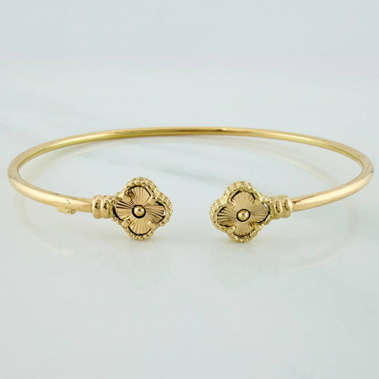 Pulso Trebol 3.35gr / 18cm / 2mm Oro Amarillo Nac.Esp. 18K %