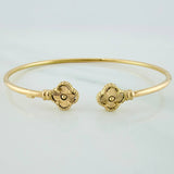 Pulso Trebol 3.35gr / 17cm / 2mm Oro Amarillo Nac.Esp. 18K &