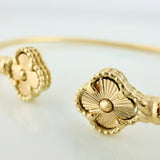 Pulso Trebol 3.35gr / 18cm / 2mm Oro Amarillo Nac.Esp. 18K %