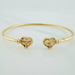Pulso Corazones 3.65gr / 18cm / 2.05mm Oro Amarillo Nac.Esp. 18K %