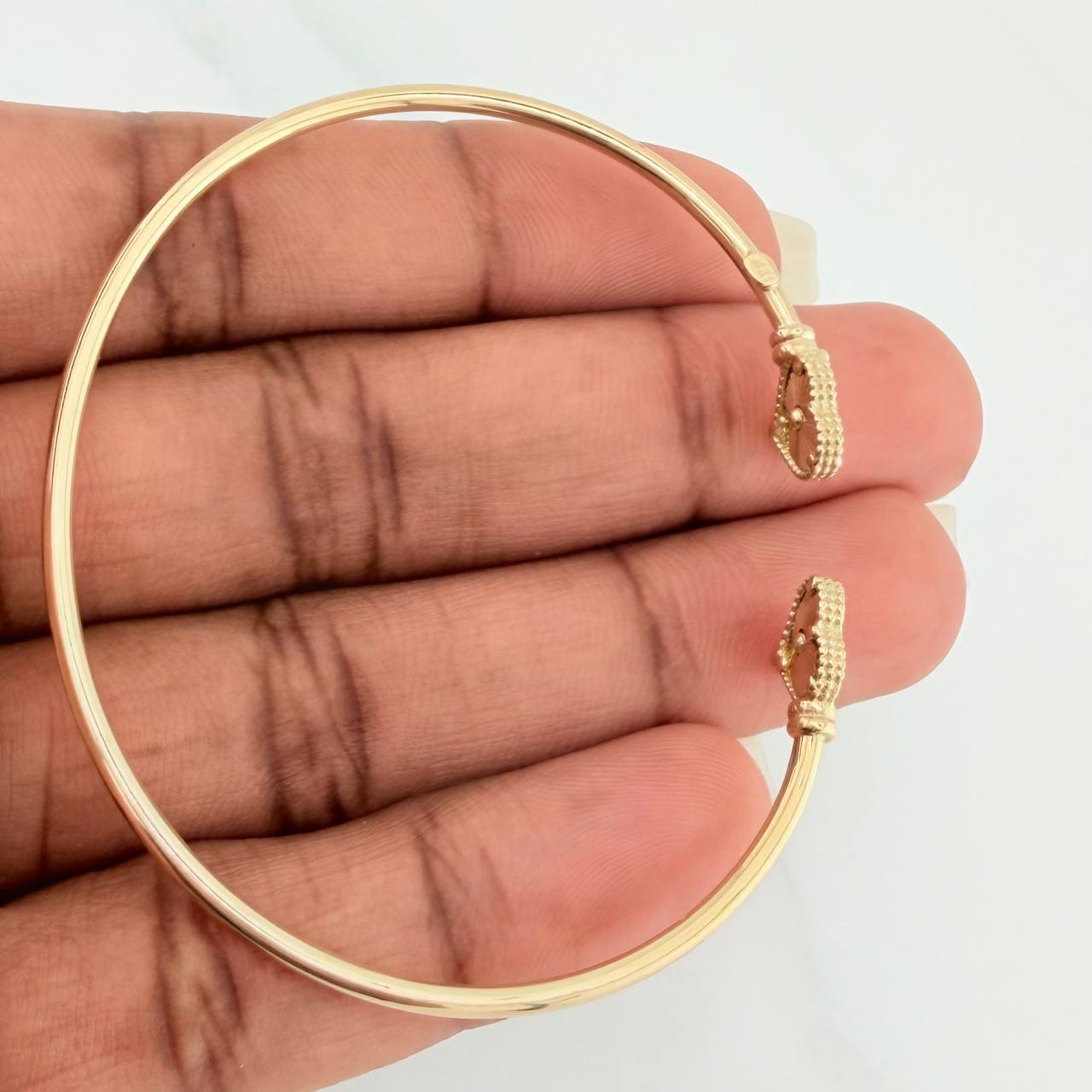 Pulso Corazones 3.65gr / 18cm / 2.05mm Oro Amarillo Nac.Esp. 18K %