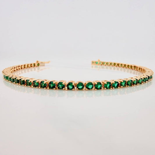 Pulso Tennis 10.8gr / 19.5cm / 2.8mm Oro Amarillo 18K