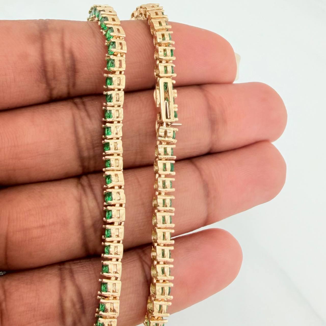 Pulso Tennis 10.8gr / 19.5cm / 2.8mm Oro Amarillo 18K