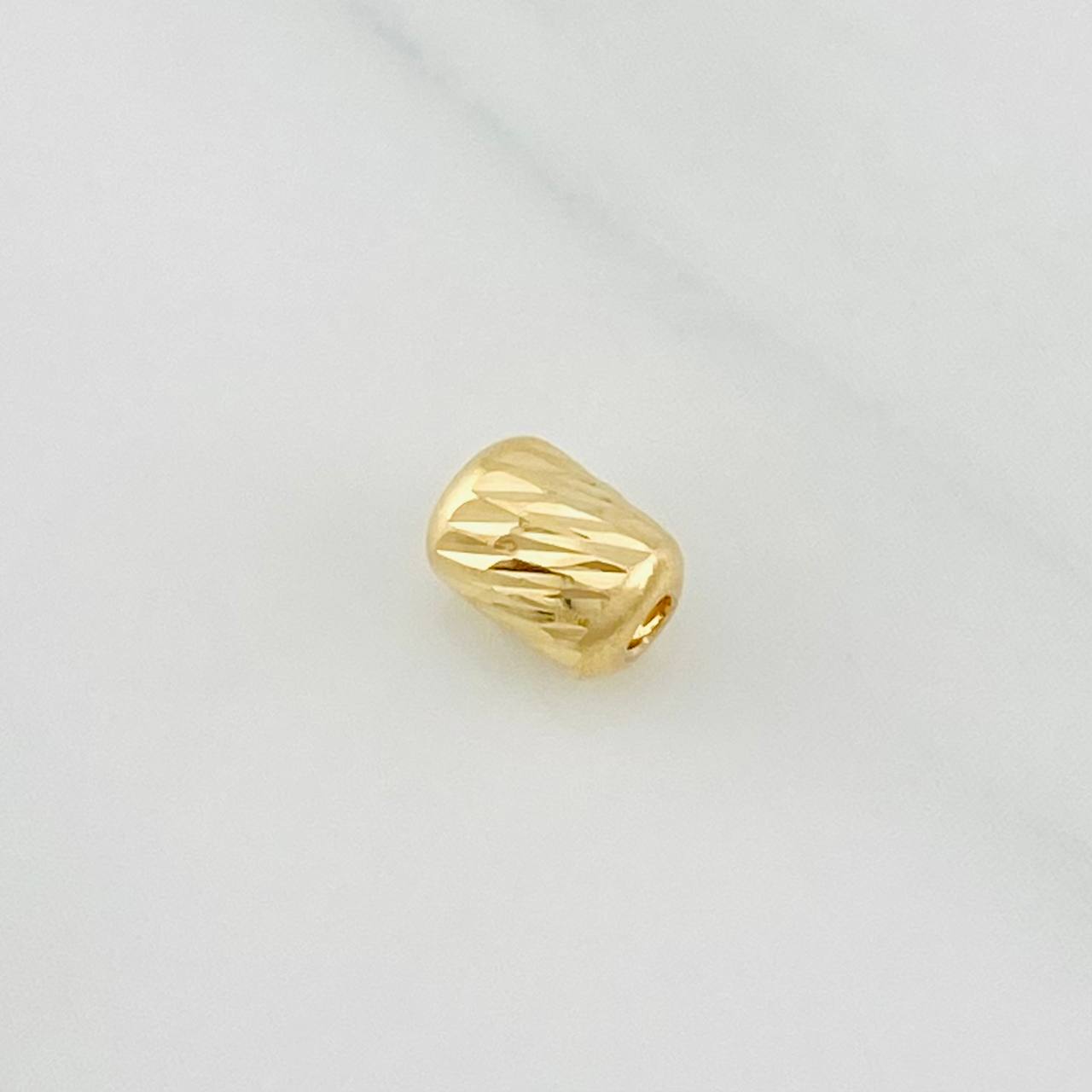 Herraje Cilindro 0.15g / 0.5cm / 4mm Oro Amarillo 18K
