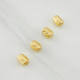 Herraje Cilindro 0.15g / 0.5cm / 4mm Oro Amarillo 18K