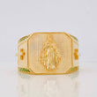 Anillo Virgen del Carmen 9.55g / T10 1/2 Oro Amarillo 18K