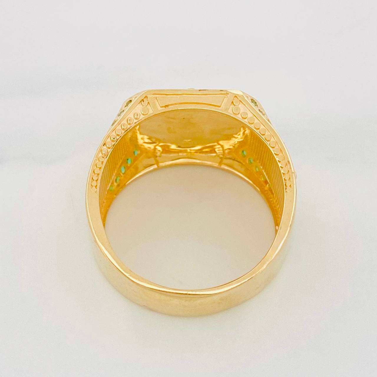 Anillo Virgen del Carmen 9.55g / T10 1/2 Oro Amarillo 18K