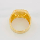 Anillo Virgen del Carmen 9.55g / T10 1/2 Oro Amarillo 18K