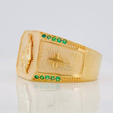 Anillo Virgen del Carmen 9.55g / T10 1/2 Oro Amarillo 18K