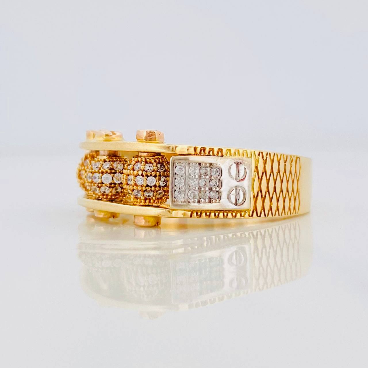 Anillo Bolas de Fuego 12.3g / T11 Tres Oros 18K