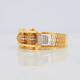 Anillo Bolas de Fuego 12.3g / T11 Tres Oros 18K
