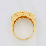 Anillo Bolas de Fuego 12.3g / T11 Tres Oros 18K